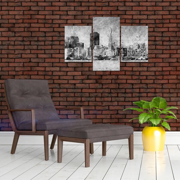 Slika - Grad umjetnosti kave (90x60 cm)