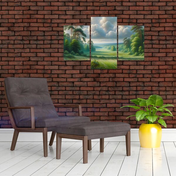 Slika - Zeleni krajolik (90x60 cm)