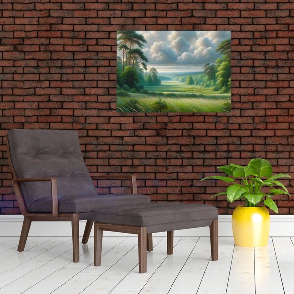 Slika - Zeleni krajolik (70x50 cm)