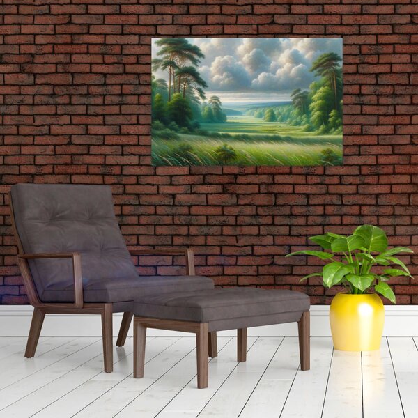 Slika - Zeleni krajolik (90x60 cm)