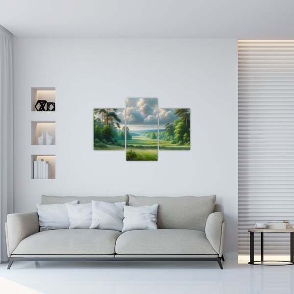 Slika - Zeleni krajolik (90x60 cm)
