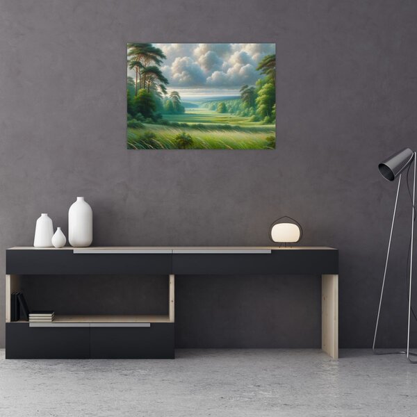 Slika - Zeleni krajolik (70x50 cm)