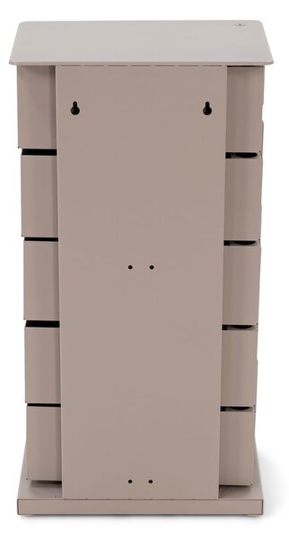 Smeđe-siva metalna komoda 37x72x26 cm Joey – Spinder Design