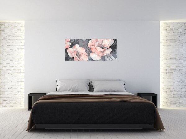 Slika - Skica cvjetova (120x50 cm)