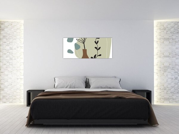Slika - Cvijeće u vazi N⁰2 (120x50 cm)