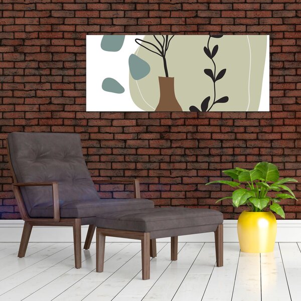 Slika - Cvijeće u vazi N⁰2 (120x50 cm)