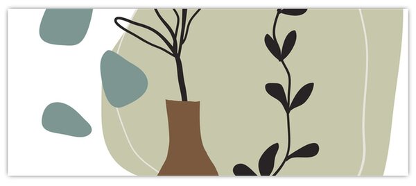 Slika - Cvijeće u vazi N⁰2 (120x50 cm)