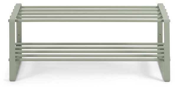Prljavo zeleni metalni ormarić za cipele 70x29x27 cm Rex – Spinder Design