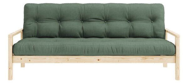 Zelena sklopiva sofa 205 cm Knob – Karup Design