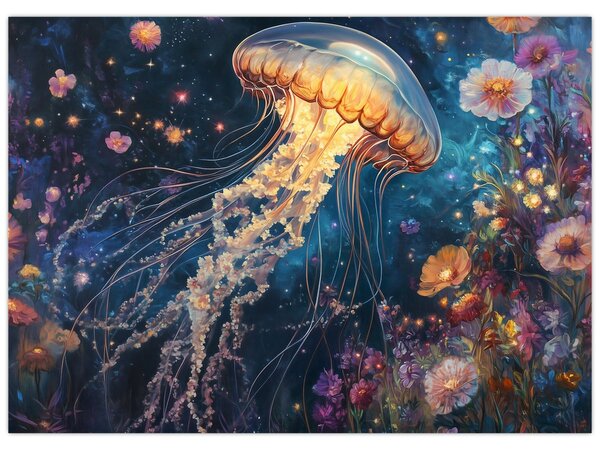 Slika - Čarobna meduza (70x50 cm)