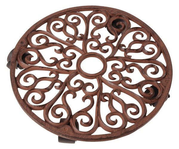 Metalni mobilni stalak za tegle za bilje ø 34,5 cm Ornament – Esschert Design