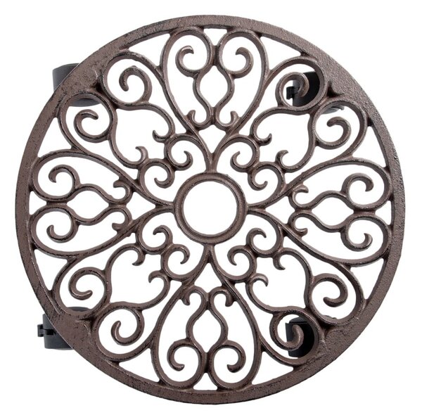 Metalni mobilni stalak za tegle za bilje ø 34,5 cm Ornament – Esschert Design