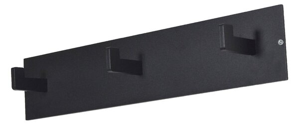 Crna metalna zidna vješalica Leatherman – Spinder Design