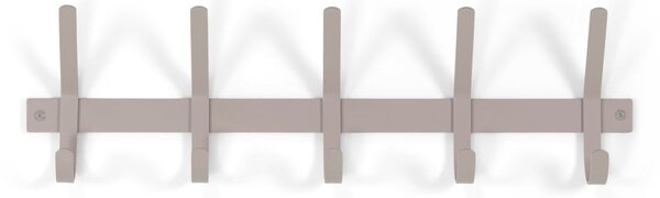 Smeđe-siva metalna zidna vješalica 70 cm Dexter – Spinder Design