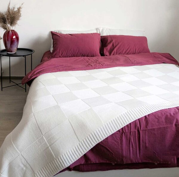 Posteljina Ephesus Raspberry Pamuk 200x220