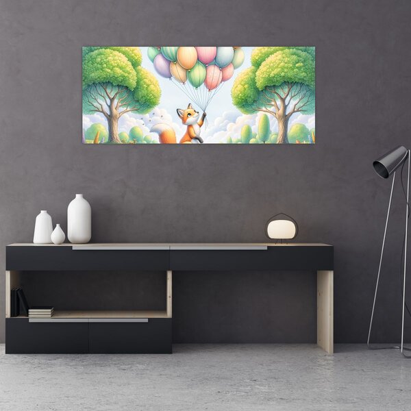 Slika – Sretna lisica (120x50 cm)
