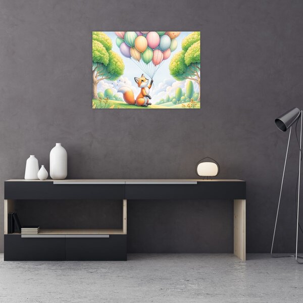 Slika – Sretna lisica (70x50 cm)