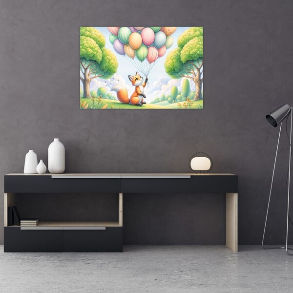 Slika – Sretna lisica (90x60 cm)