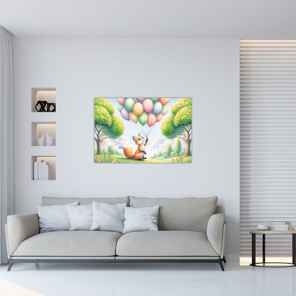 Slika – Sretna lisica (90x60 cm)