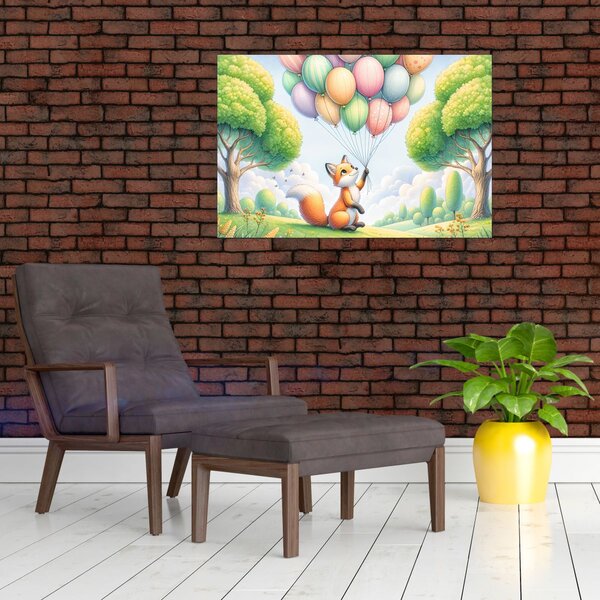 Slika – Sretna lisica (90x60 cm)