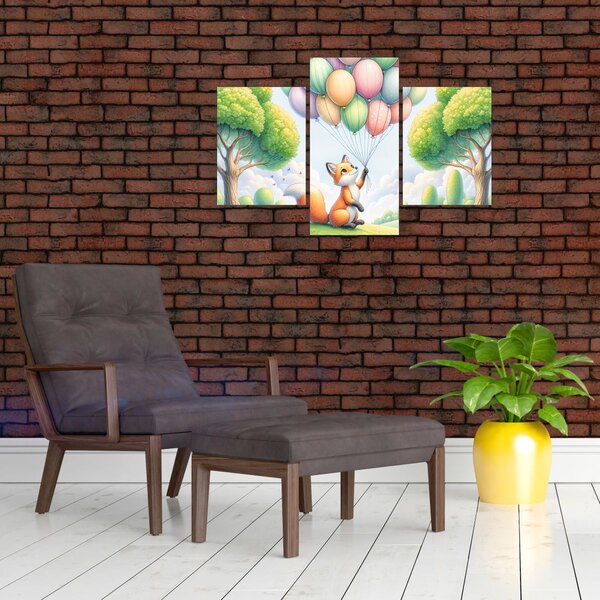 Slika – Sretna lisica (90x60 cm)