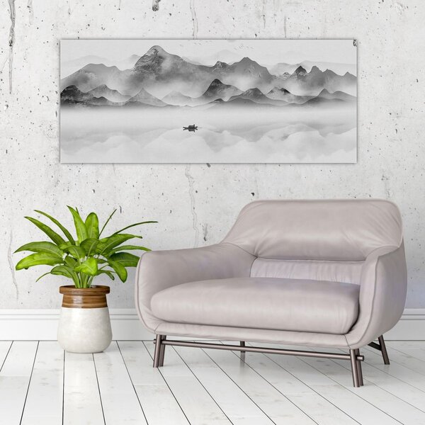 Slika - Japansko jezero (120x50 cm)