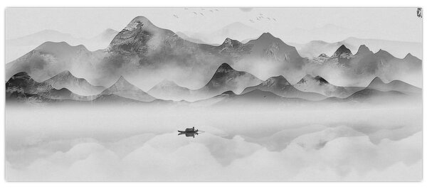 Slika - Japansko jezero (120x50 cm)