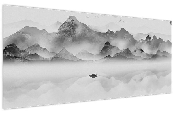 Slika - Japansko jezero (120x50 cm)