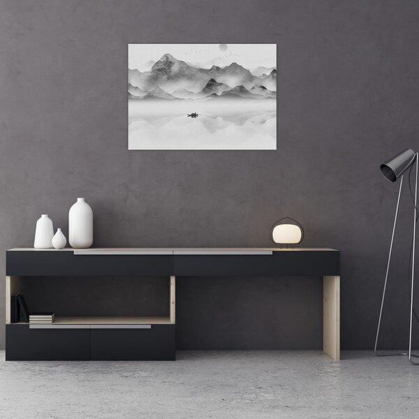Slika - Japansko jezero (70x50 cm)