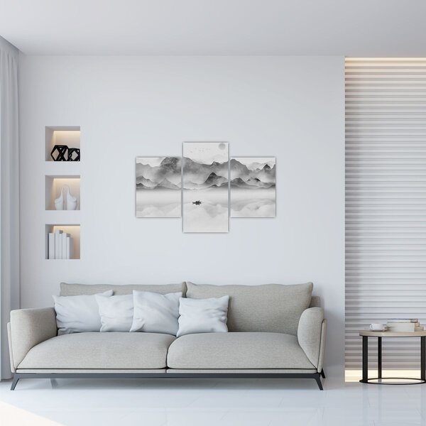 Slika - Japansko jezero (90x60 cm)