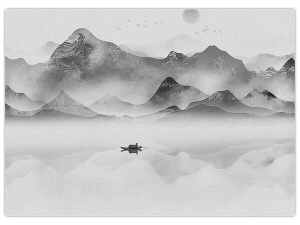 Slika - Japansko jezero (70x50 cm)