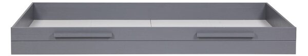 Čelično siva donja ladica za krevet De Eekhoorn Dennis, 90 x 200 cm