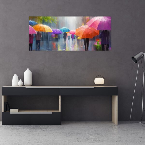 Slika - Kišni dan (120x50 cm)