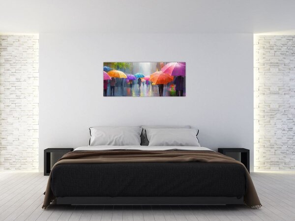 Slika - Kišni dan (120x50 cm)
