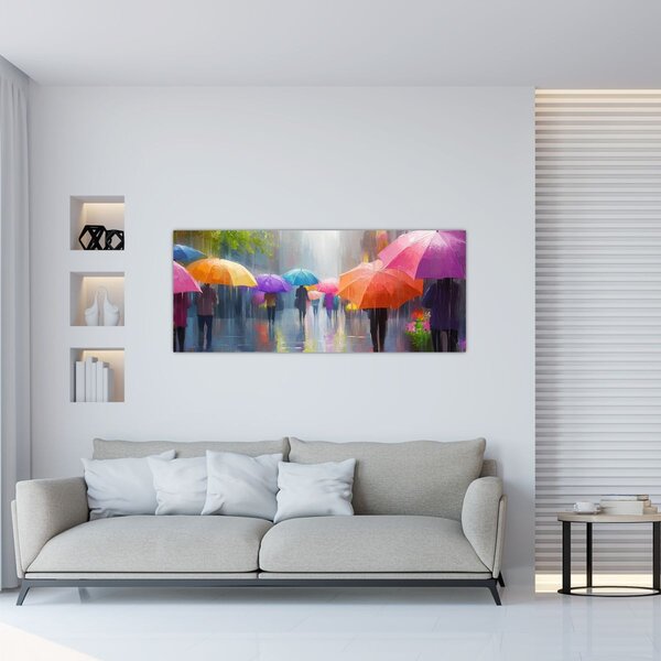 Slika - Kišni dan (120x50 cm)