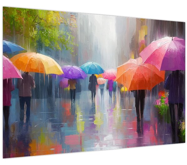 Slika - Kišni dan (90x60 cm)