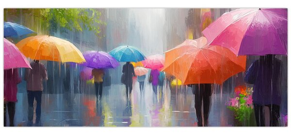 Slika - Kišni dan (120x50 cm)