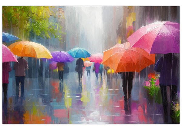 Slika - Kišni dan (90x60 cm)