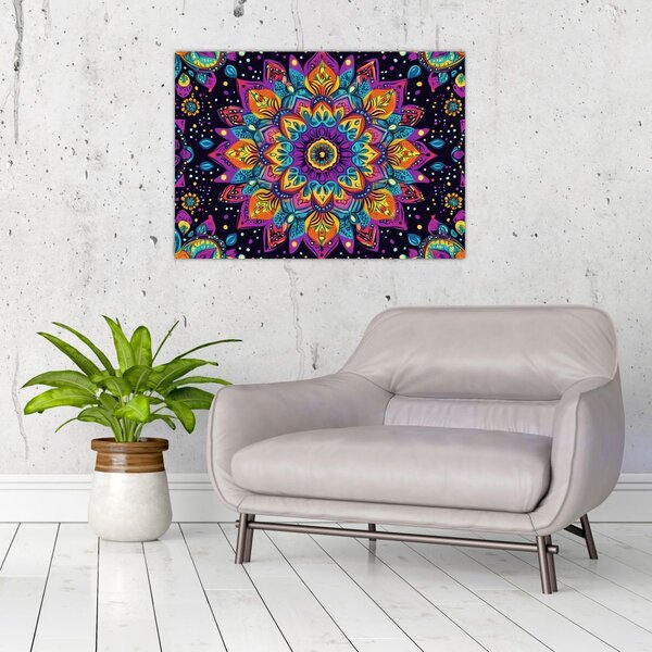 Slika - Kaleidoskopska mandala (70x50 cm)