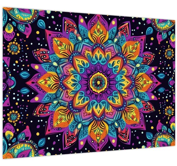 Slika - Kaleidoskopska mandala (70x50 cm)