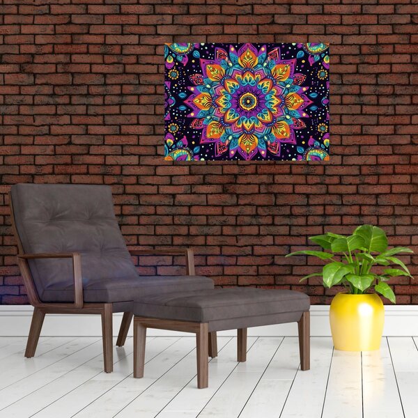 Slika - Kaleidoskopska mandala (70x50 cm)