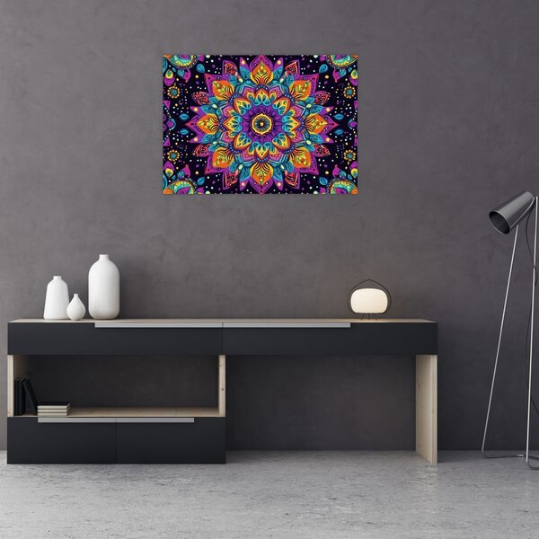 Slika - Kaleidoskopska mandala (70x50 cm)