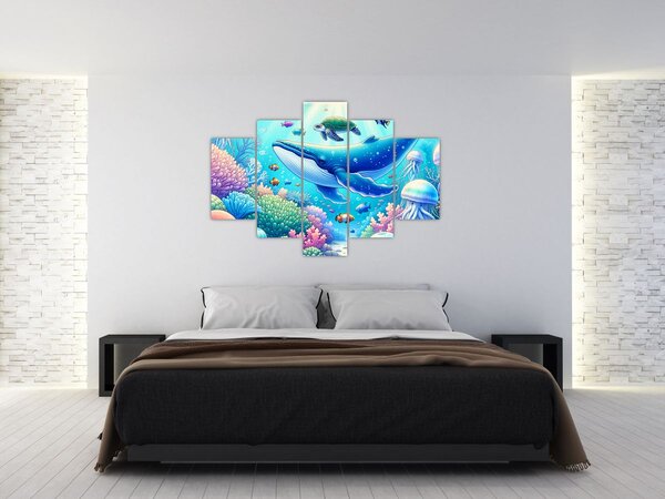 Slika – Podvodni svijet (150x105 cm)
