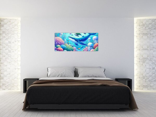 Slika – Podvodni svijet (120x50 cm)
