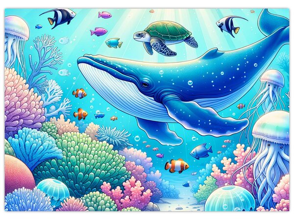 Slika – Podvodni svijet (70x50 cm)