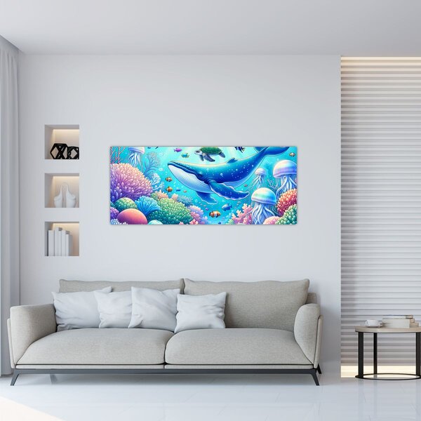 Slika – Podvodni svijet (120x50 cm)