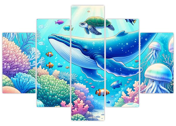 Slika – Podvodni svijet (150x105 cm)