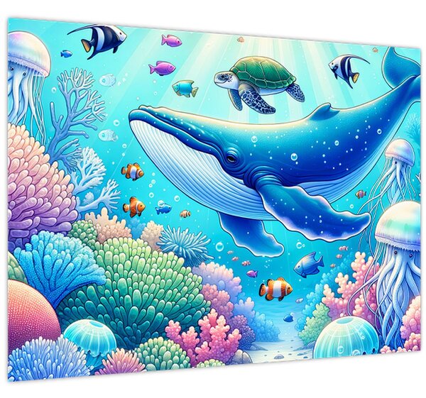 Slika – Podvodni svijet (70x50 cm)