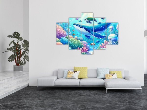 Slika – Podvodni svijet (150x105 cm)