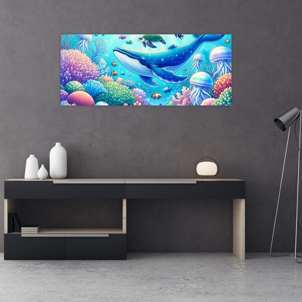 Slika – Podvodni svijet (120x50 cm)